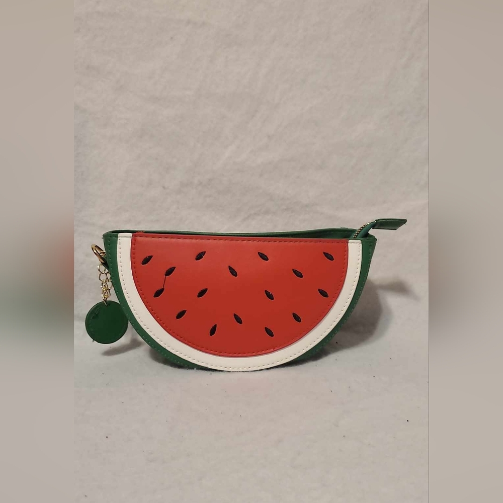 watermelon slice clutch wristlet purse